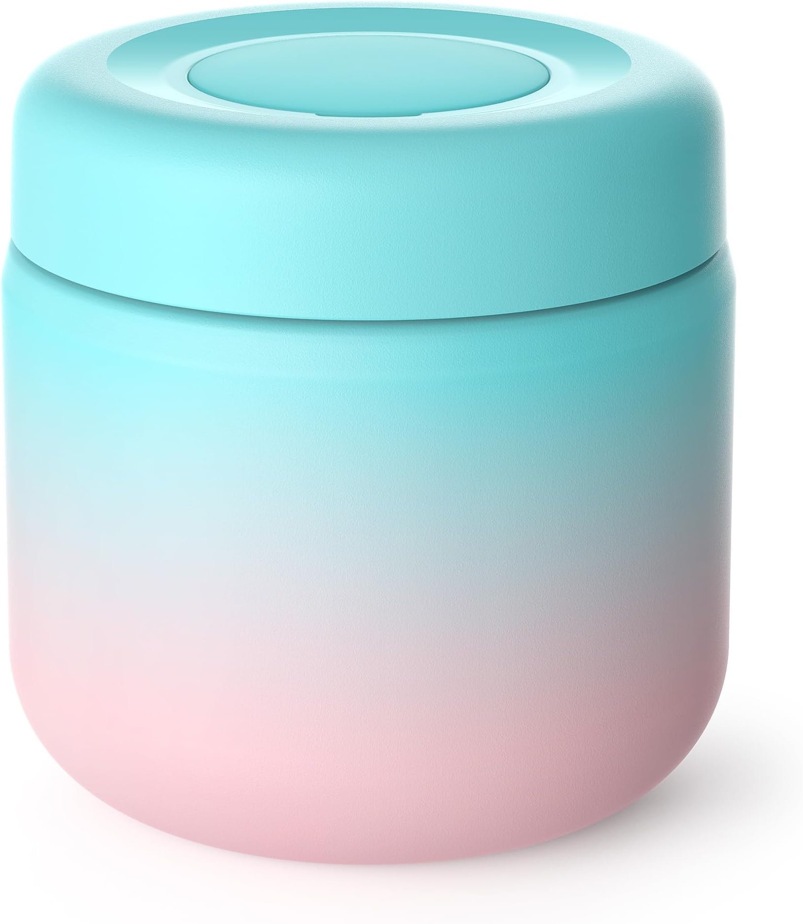 WaysawInsulated Food Jar Soup Thermos for Hot Food Kids - 13.5 oz Stainless Steel Vacuum Lunch Bento Boxes Containers Leak-Proof Hot Lunch Box Wide Mouth for School Office Picnic (1Pack/Rainbow)