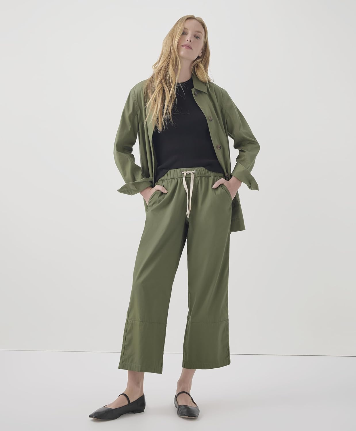Pact Organic Cotton Women's Daily Crop Pants - Image 3