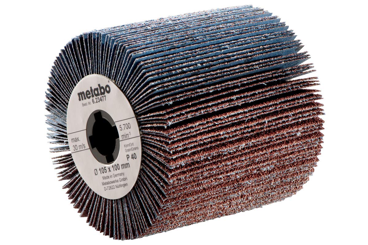Metabo - Application: SE12-115/ S 18 LTX 115 - Flap Wheel - 4\" X 4\" P40...