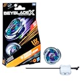 X Shadow Shinobi 1-80MN UX Starter Pack Set with Defense Type Top and Launcher&semi; Authentic Takara Tomy Battle Tops Games&sol;Toys for Boys and Girls 8&plus;