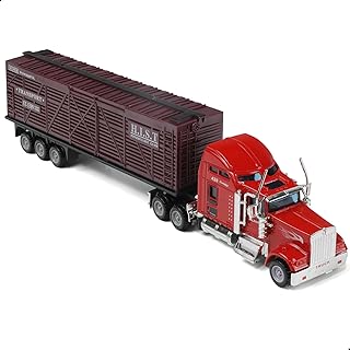 KM045 Semi Truck Toy with Trailer for Boys and Kids