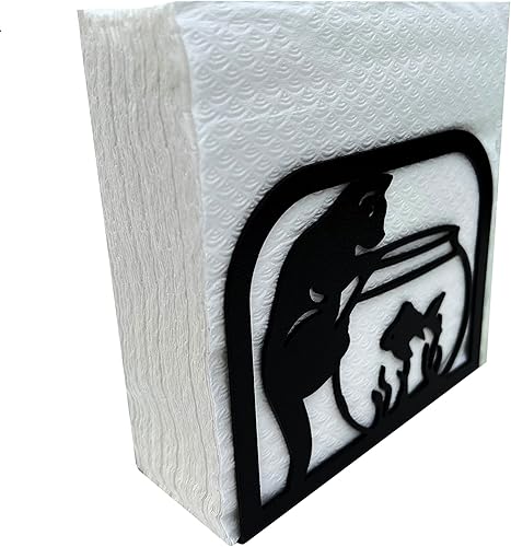 Miniatura 5 de HeavenlyKraft Servilletero de búho para decoración de cocina de búho, servilletero moderno para servilletas de mesa de comedor, servilletero de