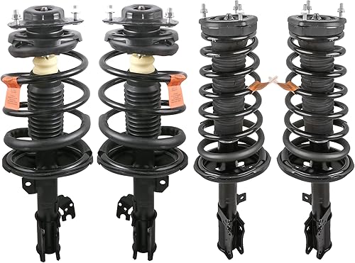 Miniatura 17 de MOSTPLUS Juego de amortiguador y resorte de puntal delantero compatible para Toyota Avalon 2012-2017 172941/172940, resorte helicoidal, 2 piezas