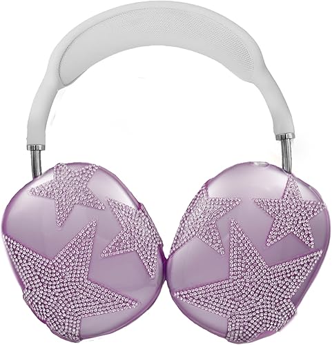 Miniatura 7 de MORWLAT Funda para AirPods Max, Fundas TPU suaves transparentes con diseño de araña para hombres y mujeres, funda protectora para Apple AirPods Max