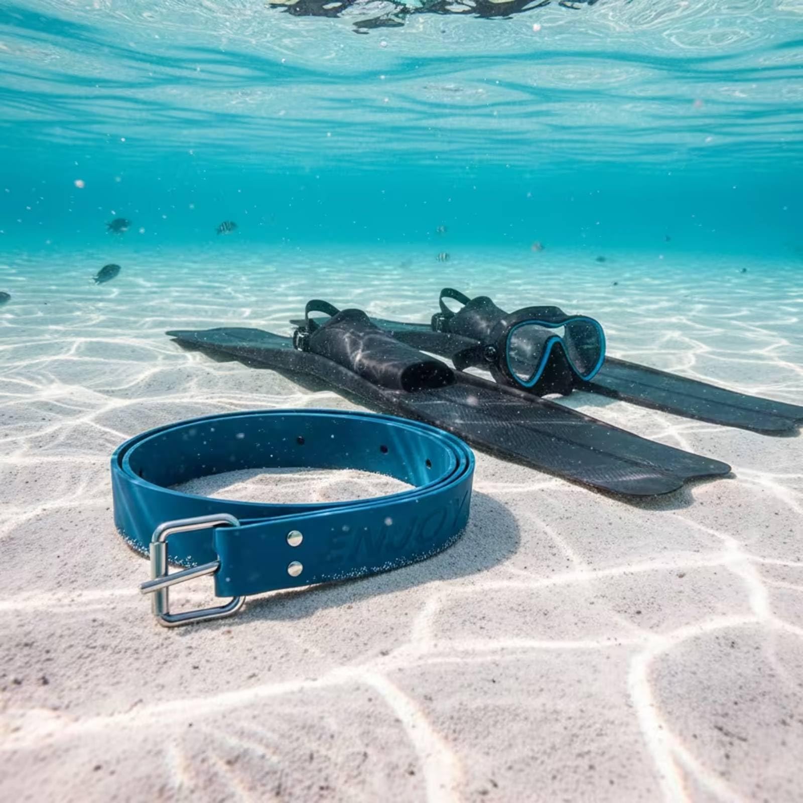 kowaku Cintura con Fibbia a Sgancio Rapido Elastica Cintura in Silicone con Fibbia Regolabile Zavorra per Apneisti