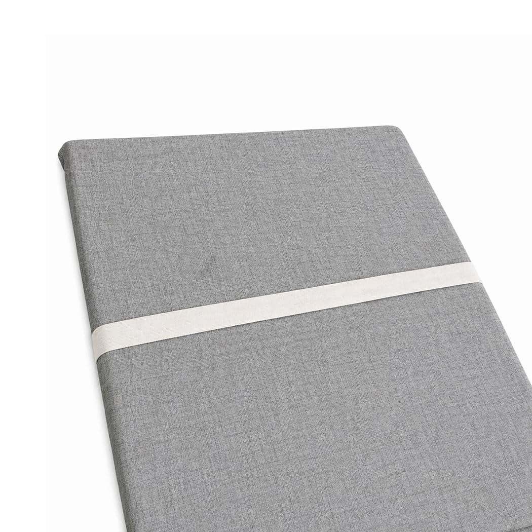Acomoda Textil - Colchoneta para Tumbona 180x60x6 cm Impermeable con Espuma, Funda Extraíble y Ajuste con Goma, Cojín para Hamaca o Tumbona Exterior JardínTerraza o Piscina