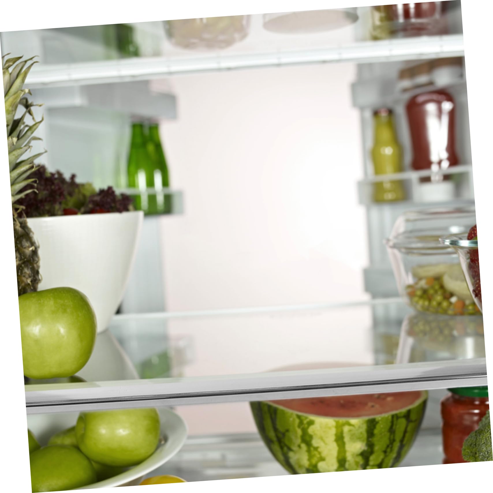 Homoyoyo Kühlschrank Ersatz Glasboden Gehärtetes Glas Einlegeboden Freezer Fach Kühlschrank Glasplatte Einlegeboden Haushalt Trennregal Leicht Zu Montieren Ohne Werkzeug