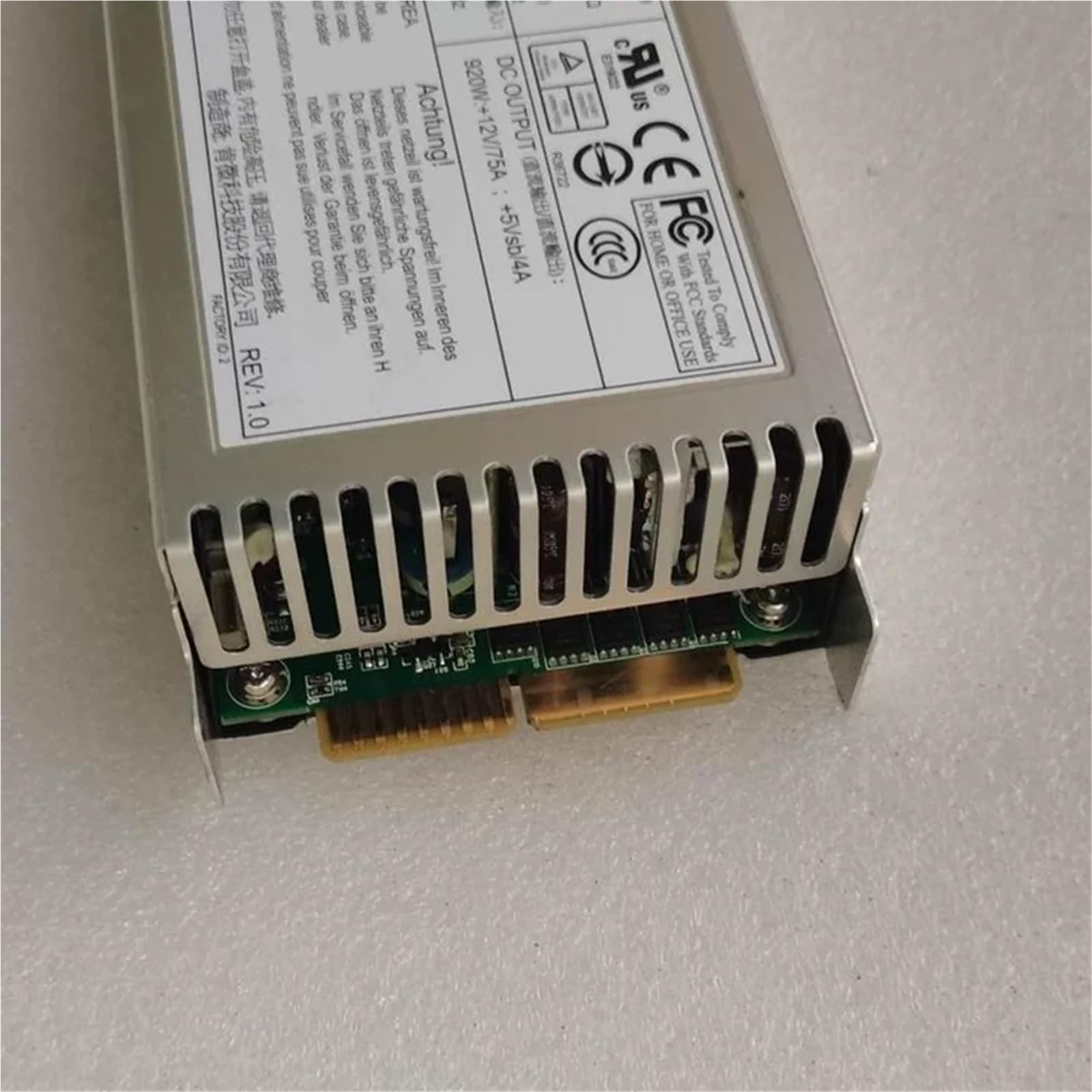 For PWS-920P-SQ PWS-920-1R 920W Fuente de alimentación del Servidor módulo de alimentación redundante