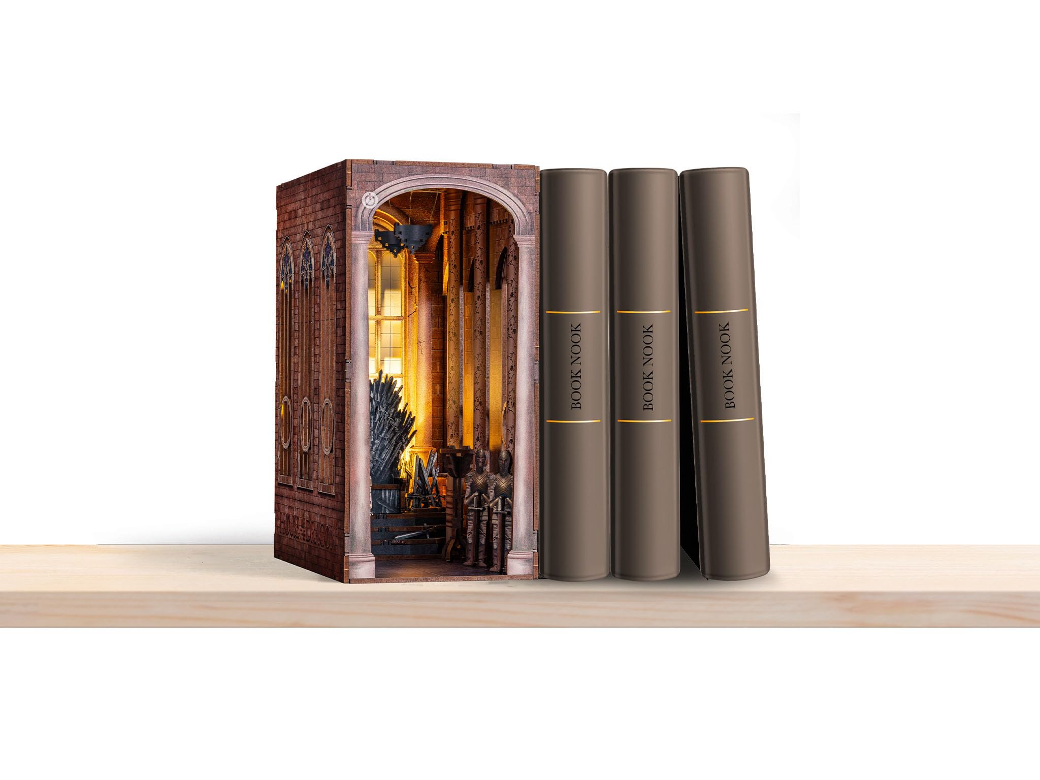 Revell Tiny Adventures Iron Throne 3D Maison Miniature Serre-livres en Bois Trône de Fer