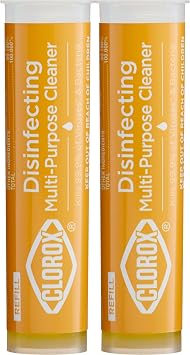 Clorox Disinfecting Multi-Purpose, Household Essentials, Cleaning Refills for Clorox Multi-Purpose Cleaning System, 2 Count