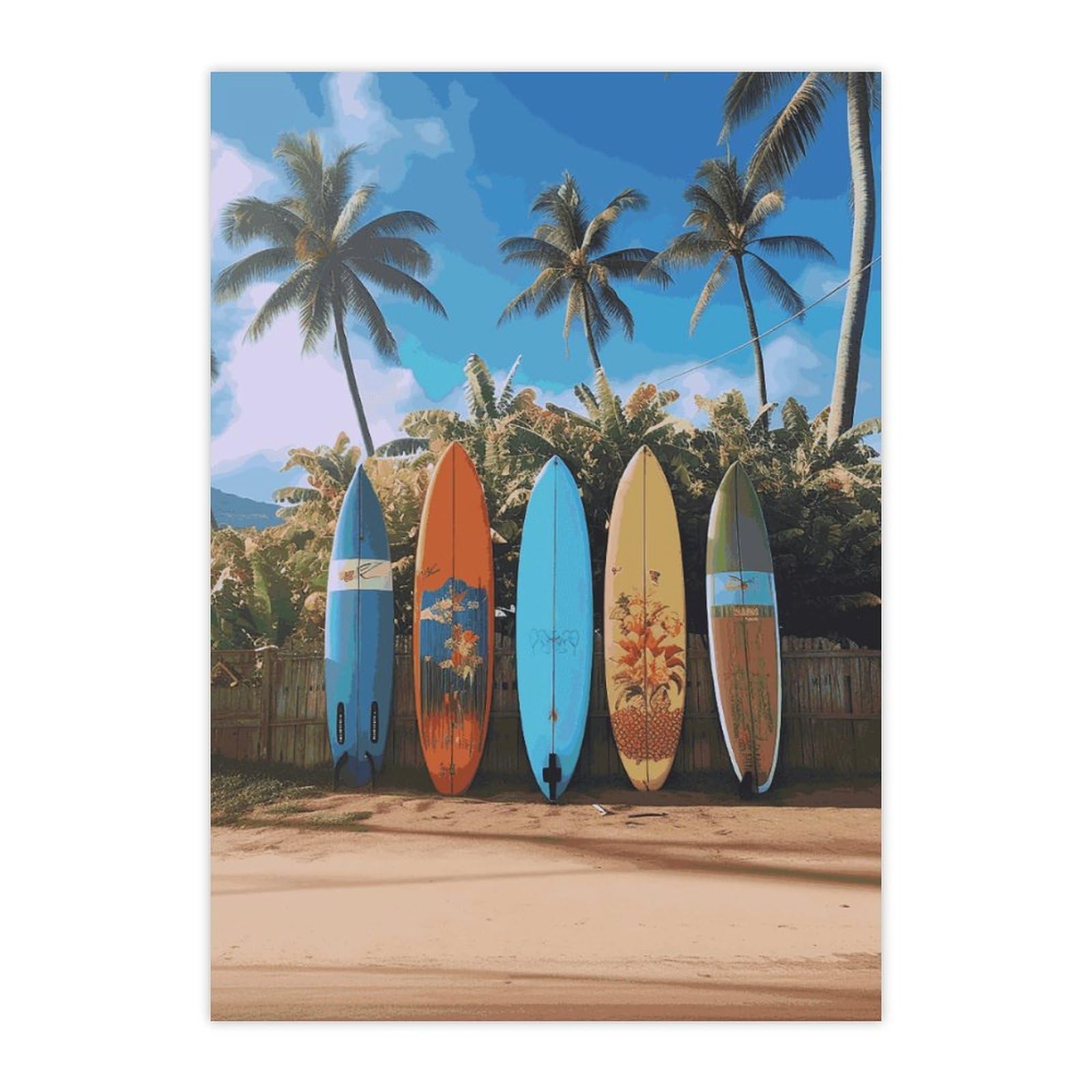 Autocollants mignons imperméables pour planche de surf et gourdes