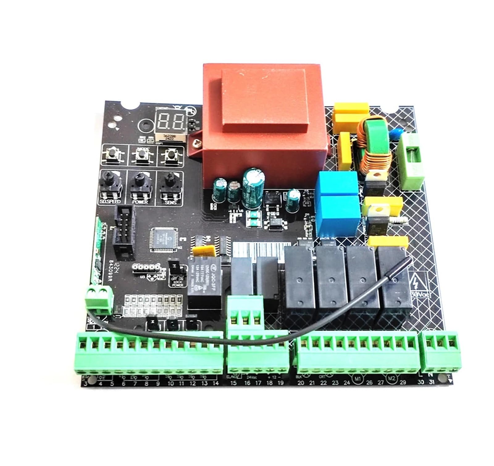 AC Automatic Swing Gate Opener Motor Electronic Plate Control Unit PCB Controller Circuit Board Strong Sensitivity(Only Board)
