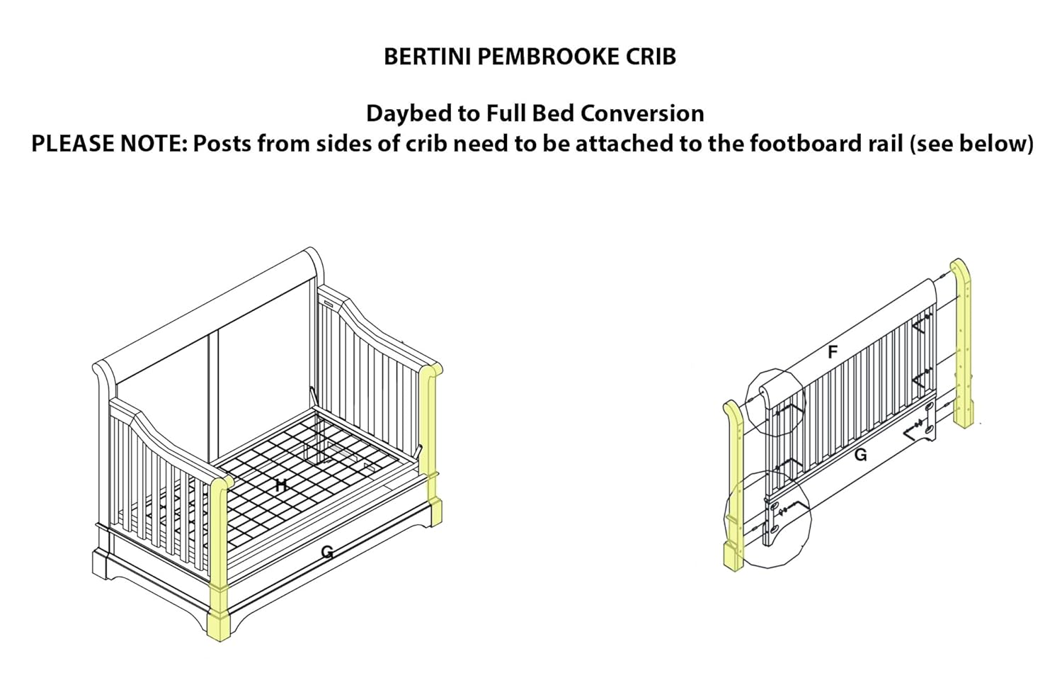 bertini pembrooke crib instructions