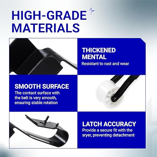 Miniatura 6 de BlueStars 341241 691366 Dryer Drum Belt & Pulley Kit – Compatible with Kenmore Whirlpool Dryers - Replaces 8066065 AP2946843 W10127457 PS346995