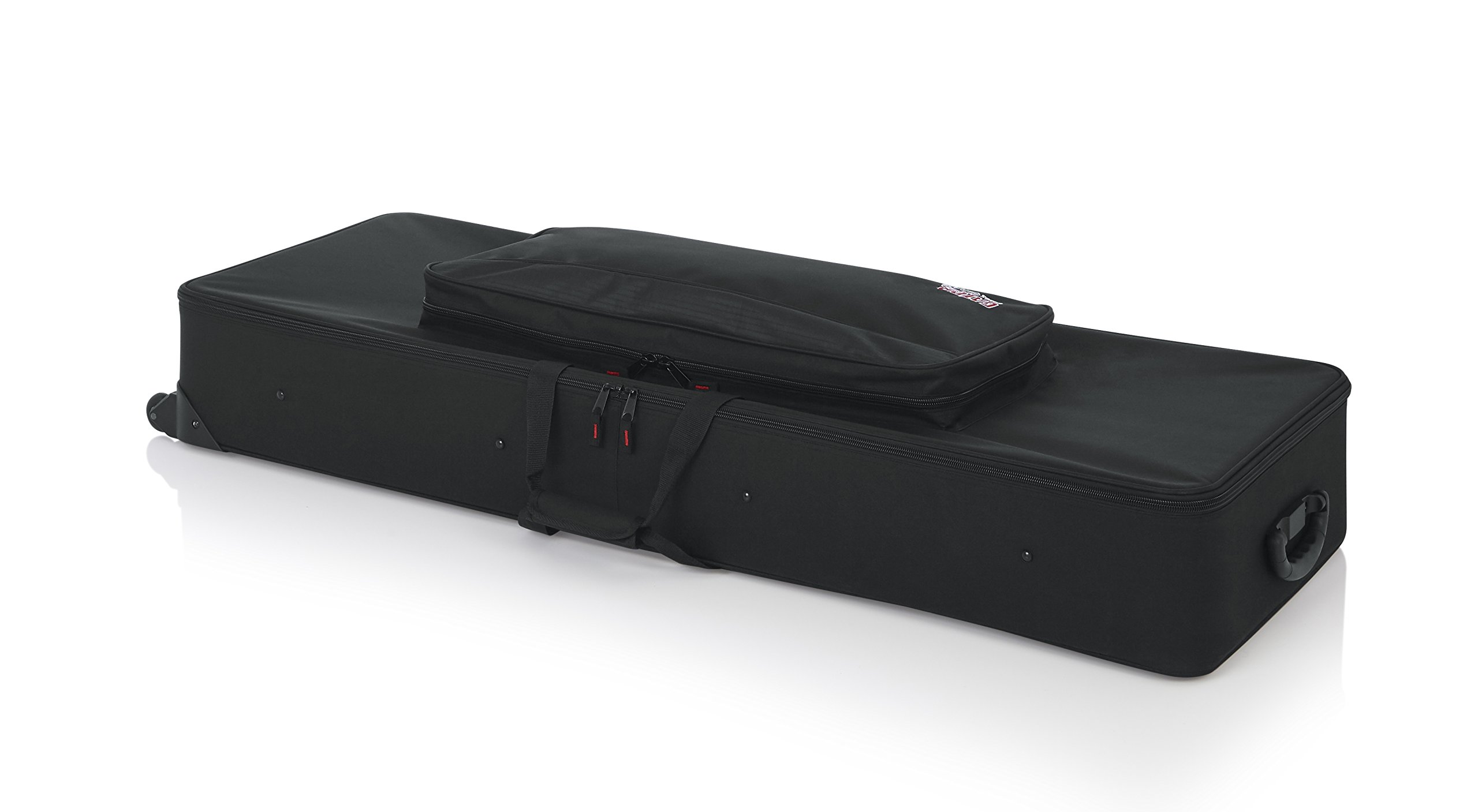 Gator Cases Estuche Ligero para Teclado con Mango Extraíble y Ruedas; Se Adapta a Teclados de 76 Notas (GK-76)
