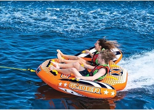 Wow Sports Glider Towable Tube - Flex Seating - Soft Top - for Boating