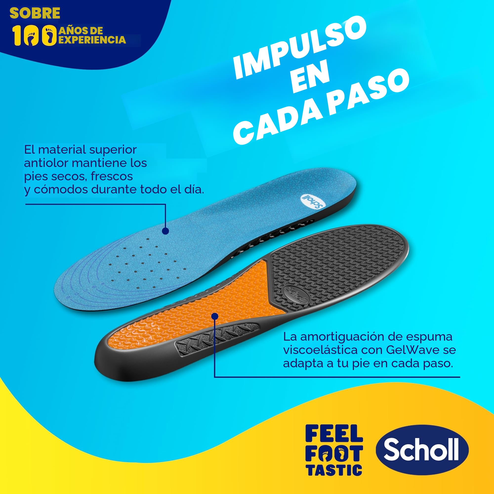 Scholl Plantillas GelActiv Work