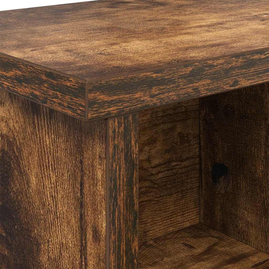 vidaXL Wandmontierter Kleiderständer Räuchereiche 100 x 16 x 26 cm, Moderner Wandgarderobe, praktische Ablage für den Flur, platzsparender Stauraum, stylische Möbel-Lösung