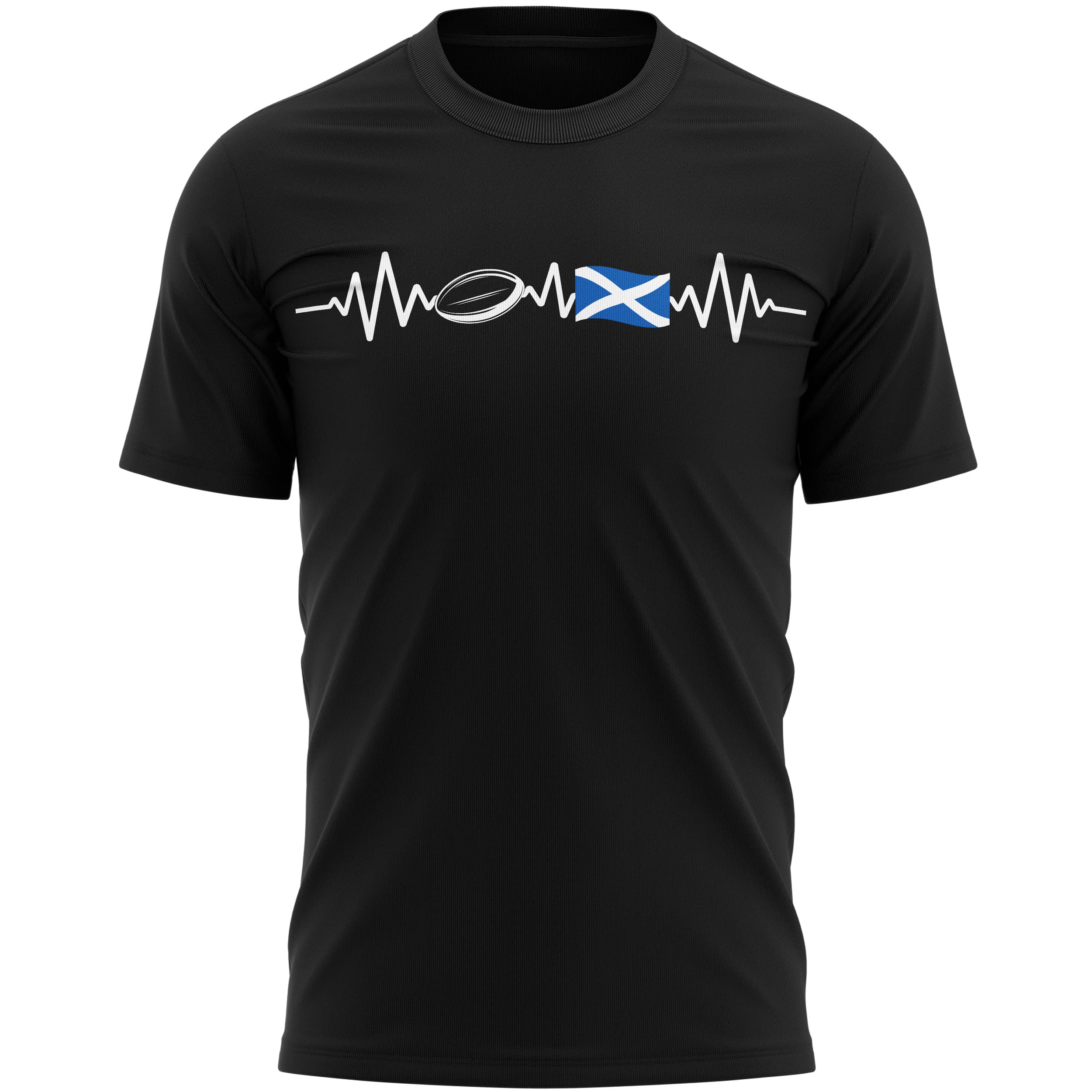 Camiseta de rugby con la bandera de Escocia para hombre