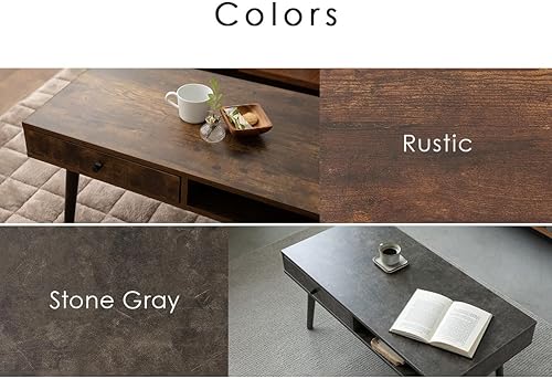 Miniatura 33 de EMOOR Mesa auxiliar plegable de madera rectangular mediana (17.7 x 31.5 pulgadas), color blanco, mesa baja para sentarse en el suelo, espacio