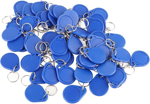 125KHz Door Entry Writer, Access Control, RFID EM4100 Card Tag Token Key Chain Keyfob, 50pcsIC, Wholesale Business