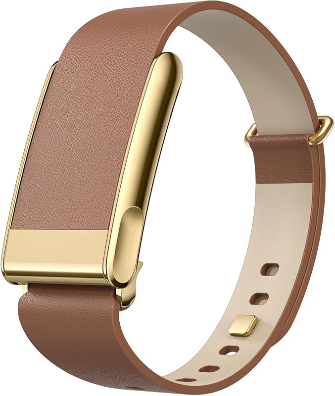 omee Correa de cuero compatible con Whoop 5.0 Band Strap hombres mujeres, cuero genuino resistente y duradero correas de repuesto para bandas Whoop 5.0
