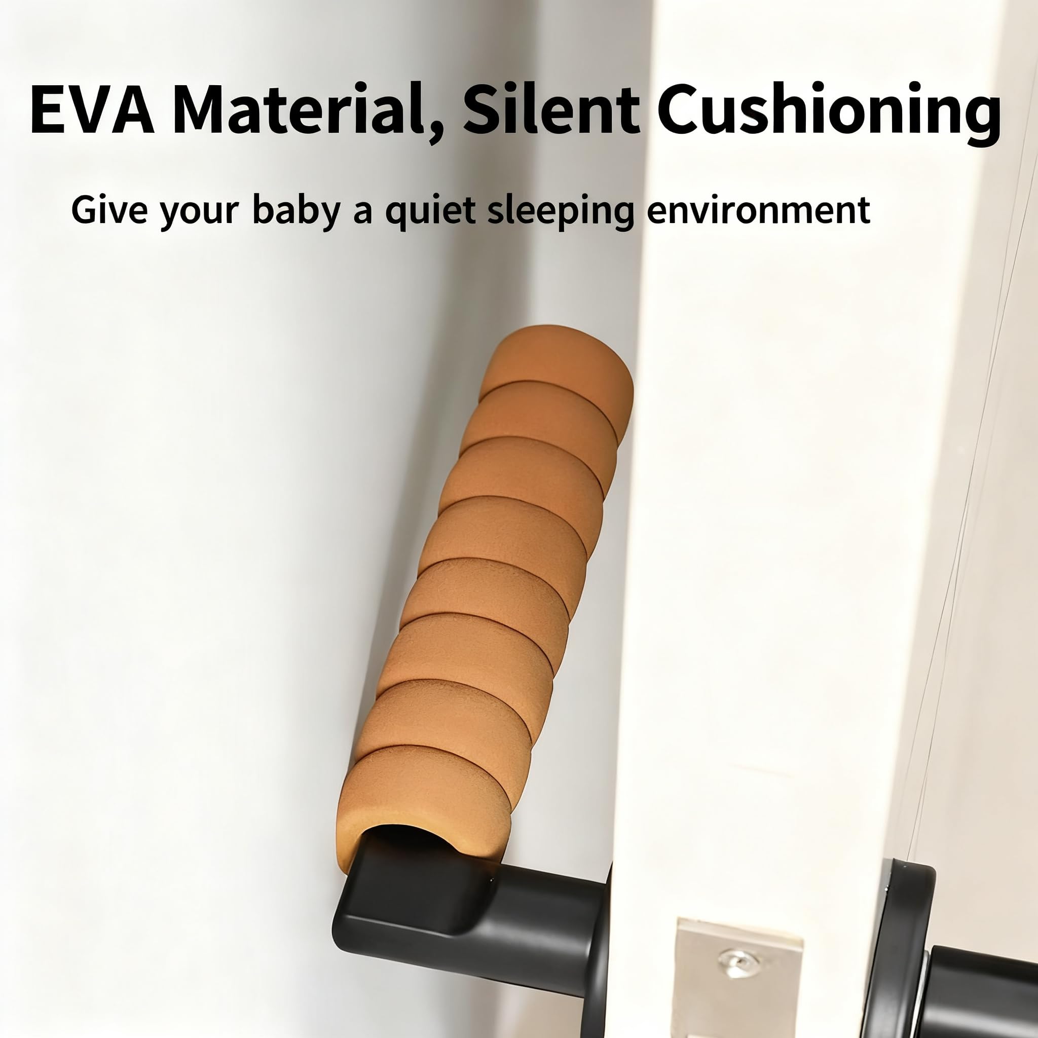 2 fundas protectoras anticolisión para manija de puerta de EVA, evita arañazos y ruido, adecuadas para el hogar, oficina, interior, manijas de puerta, fundas de protección cilíndricas