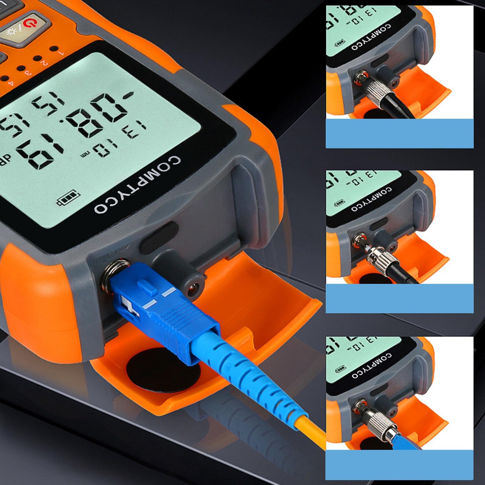 Optischer Leistungsmesser, Tragbarer Glasfaserkabel-Tester With Präziser Messbereich Von -70 Bis +10 Dbm Und 850 Bis 1650 Nm Wellenlängen For Professionelle Faserinstallationen