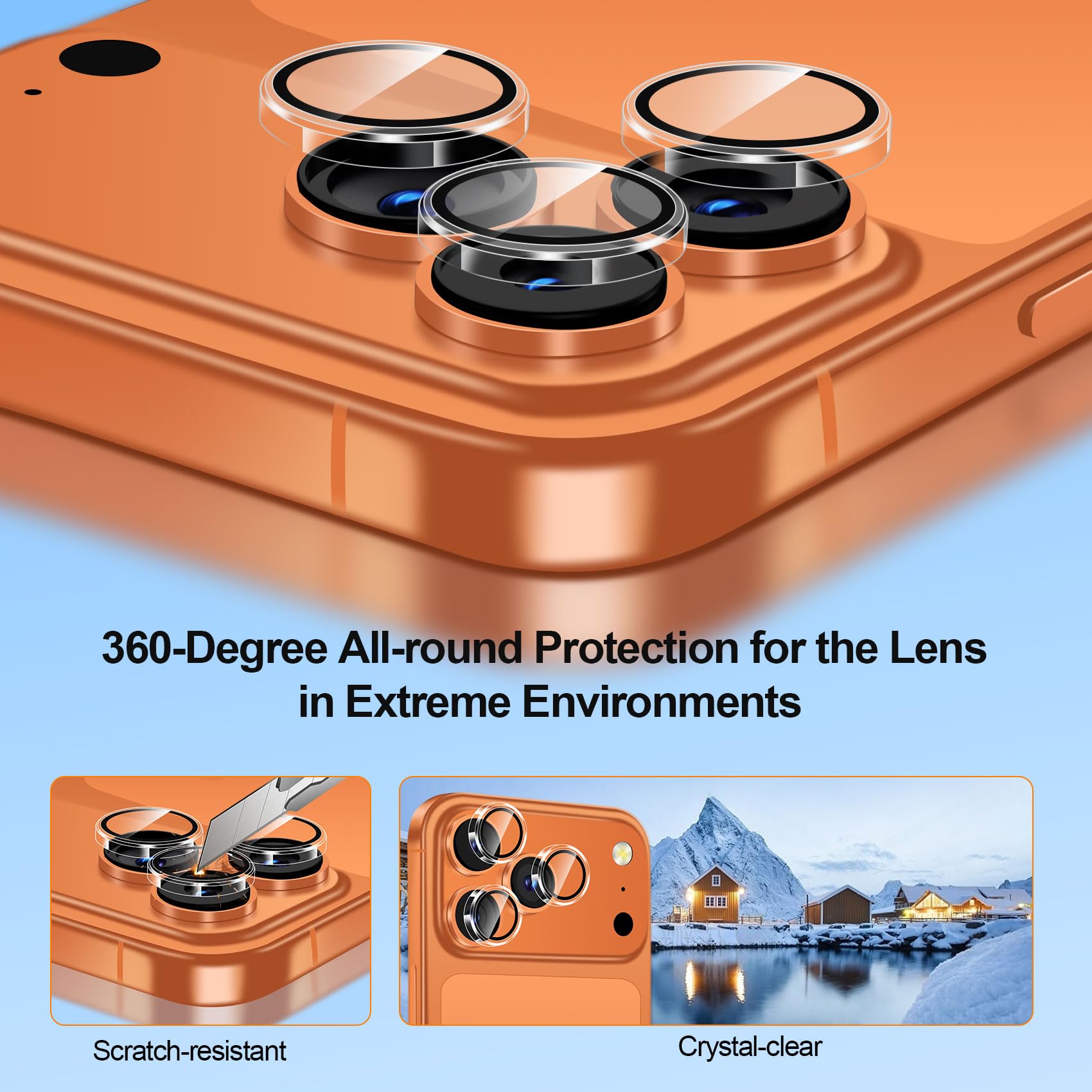 QHOHQ 3 Pièces Verre Trempé Anti-Espion pour iPhone 17 Pro Max + 1 Jeu Protection Caméra Arrière, [12 Pieds Qualité Militaire Vitre Protection], 25°Anti-Spy, Auto-Install 1s, Coque Compatible