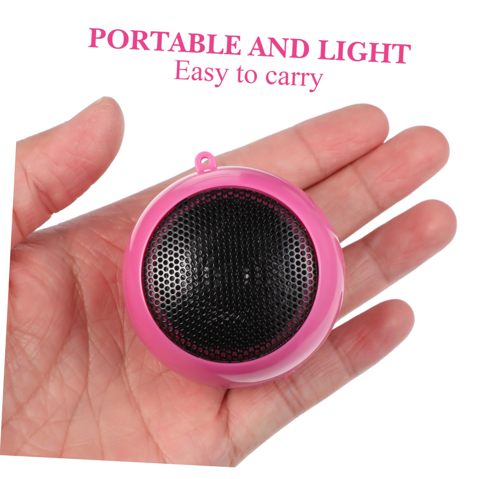 LALAFINA USB Rechargeable Voice Box Wired Speaker with Aux Input for Laptop Phone and Tablet Compact Durable External Speaker for Easy Portability