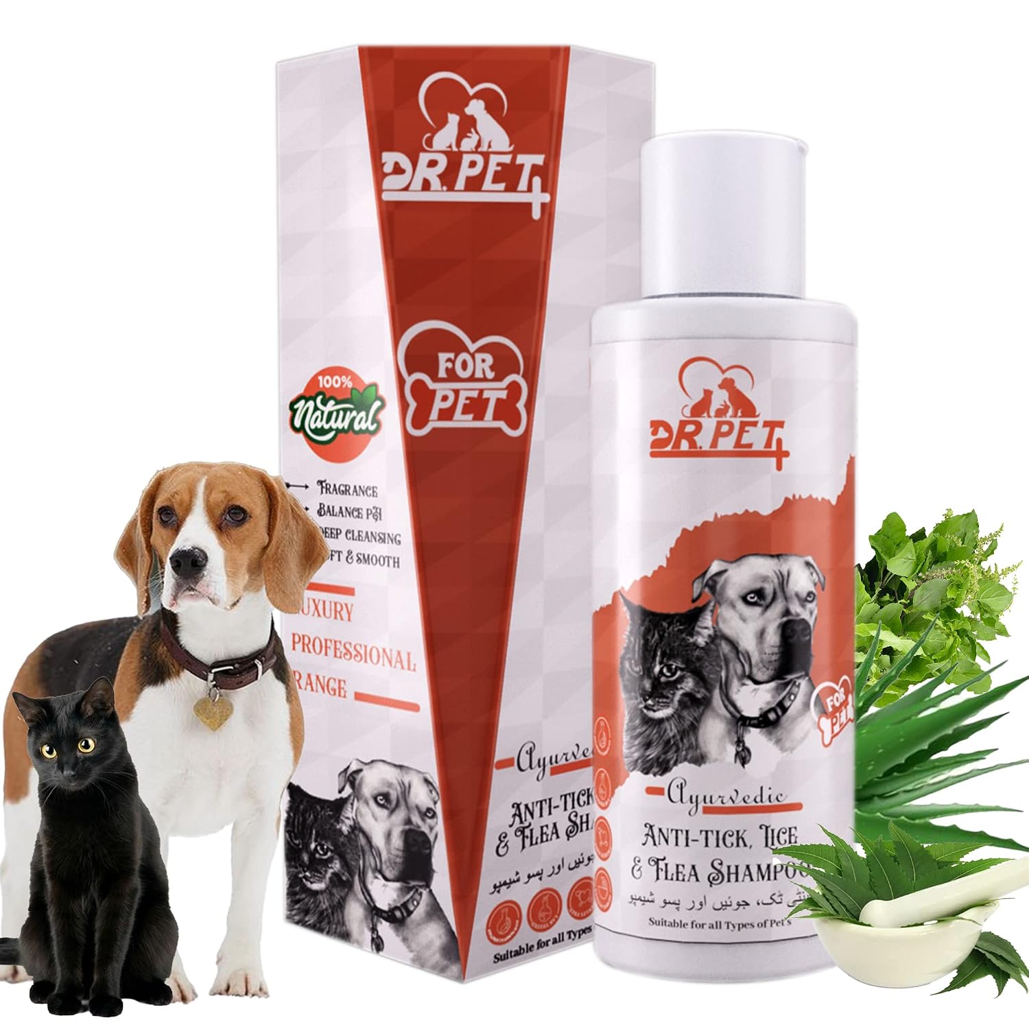 Buy Dr Pet Plus Luxury Professional Ayurvedic Anti Tick Lice and Flea