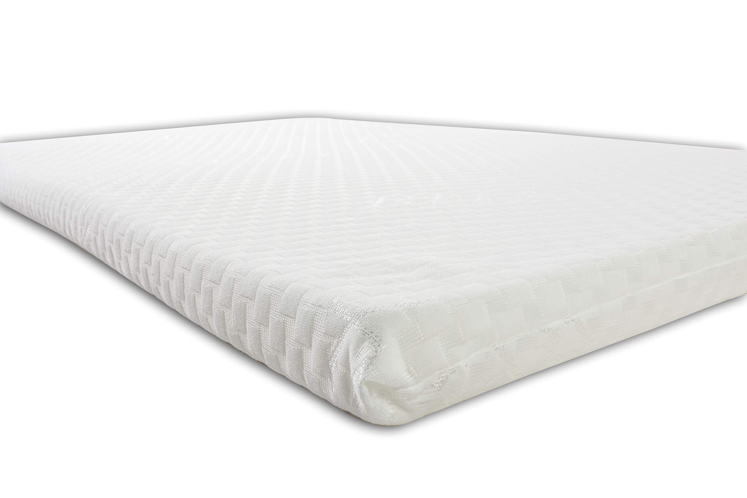 V.I.P. Very Important Pillow Materassino per Lettino Neonato e Bambino 120x60x4 cm – Made in Italy – Materasso in Poliuretano Espanso all’Acqua con Fodera Bielastica Jacquard Sfoderabile con Zip