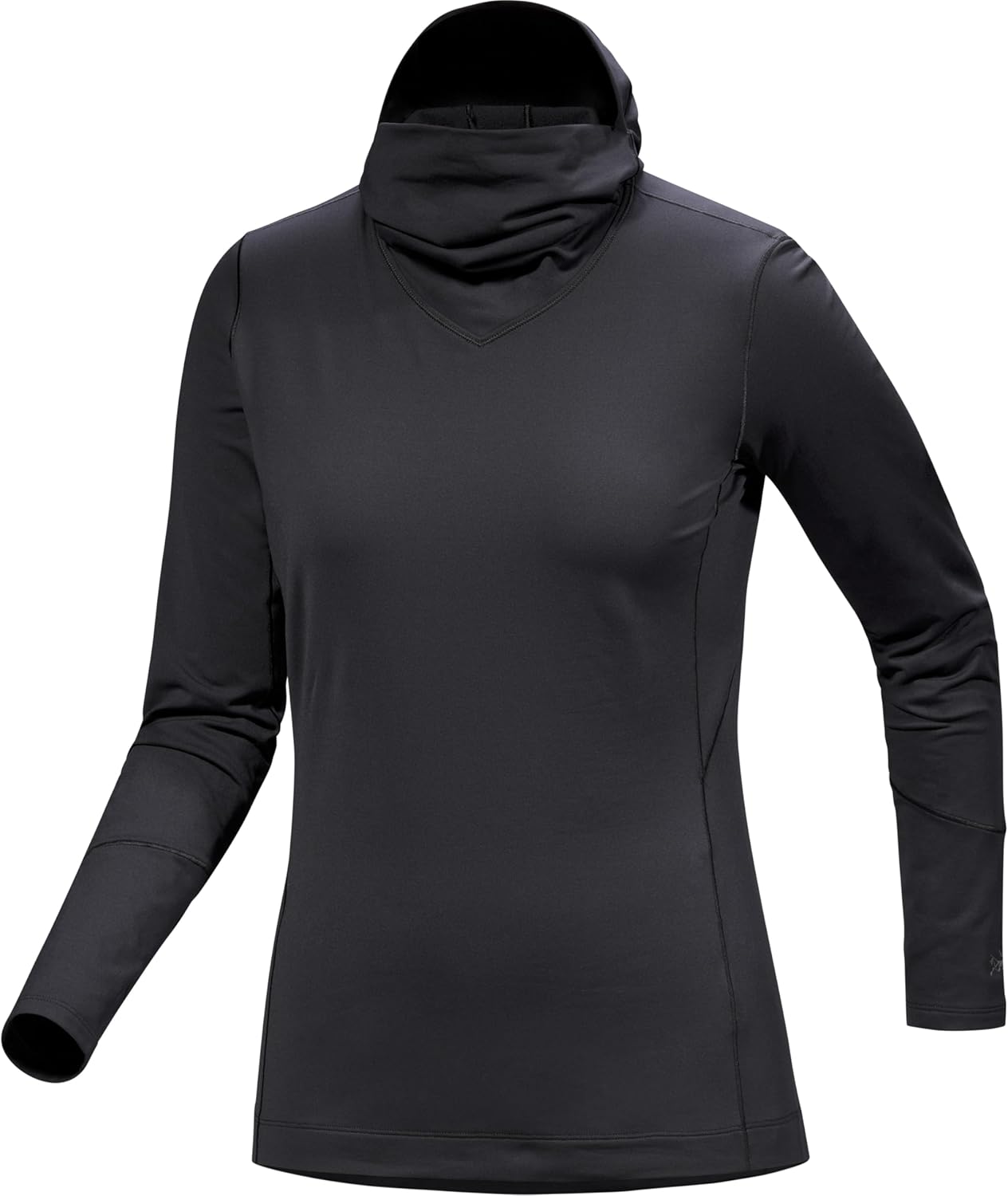 Arc'teryx Rho Hoody Women's | Lightweight Base Layer Hoody | Black, Medium - Image 7