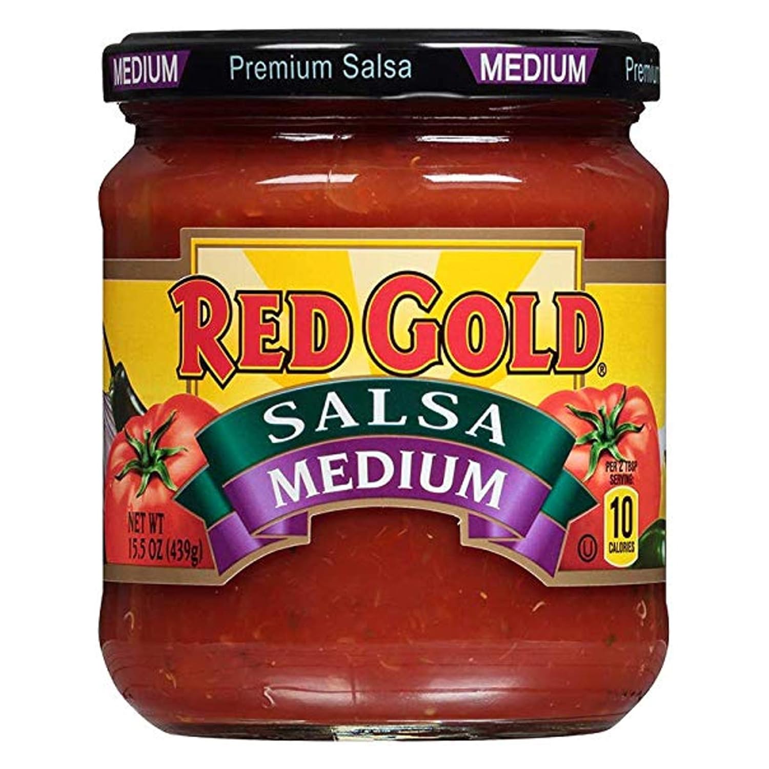 Salsa Red Gold Premium, 15.5 oz, Pack de 4