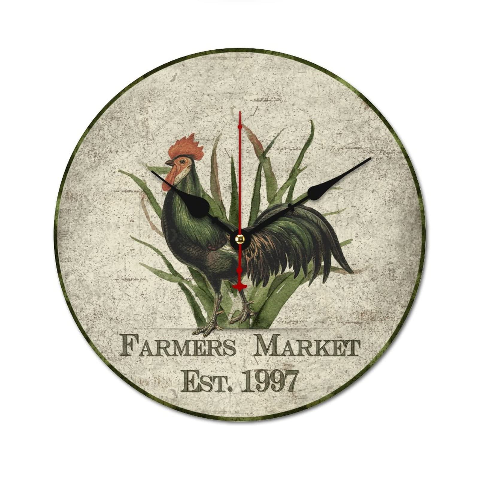 Horloge murale ronde en bois pour embellir vos murs vides de maison