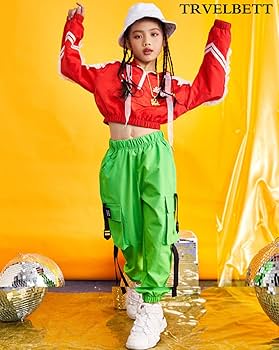 ダンス 衣装 Amazon | [TRVELBETT] キッズ ダンス衣装 ヒップホップダンス