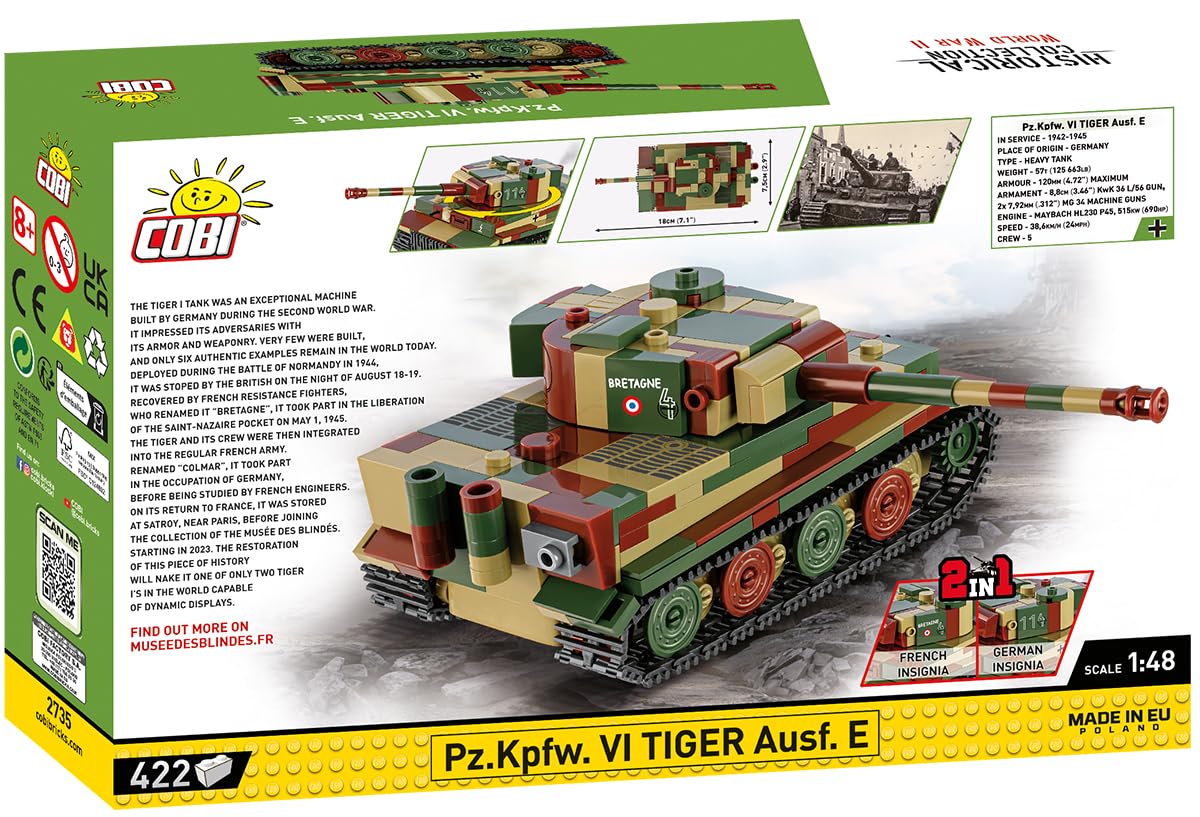 COBI Pz.Kpfw. VI Tiger AUSF. E