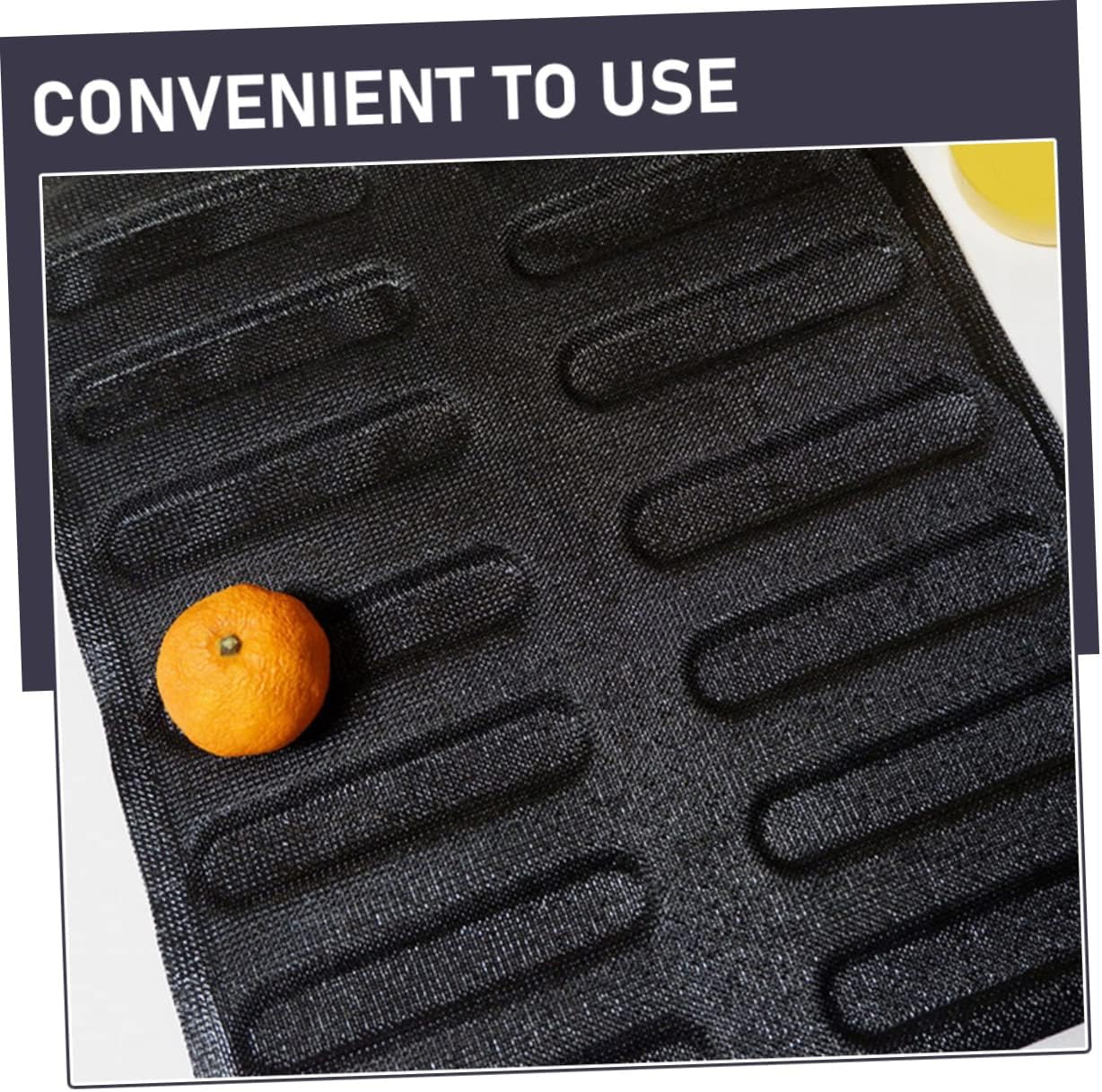 4pcs Multi-functional Silicone Baking Pan for Homemade and Hot Dogs Non-stick Oven Use Cavity Design Flexible and Easy to Clean for Home and Bakery Use
