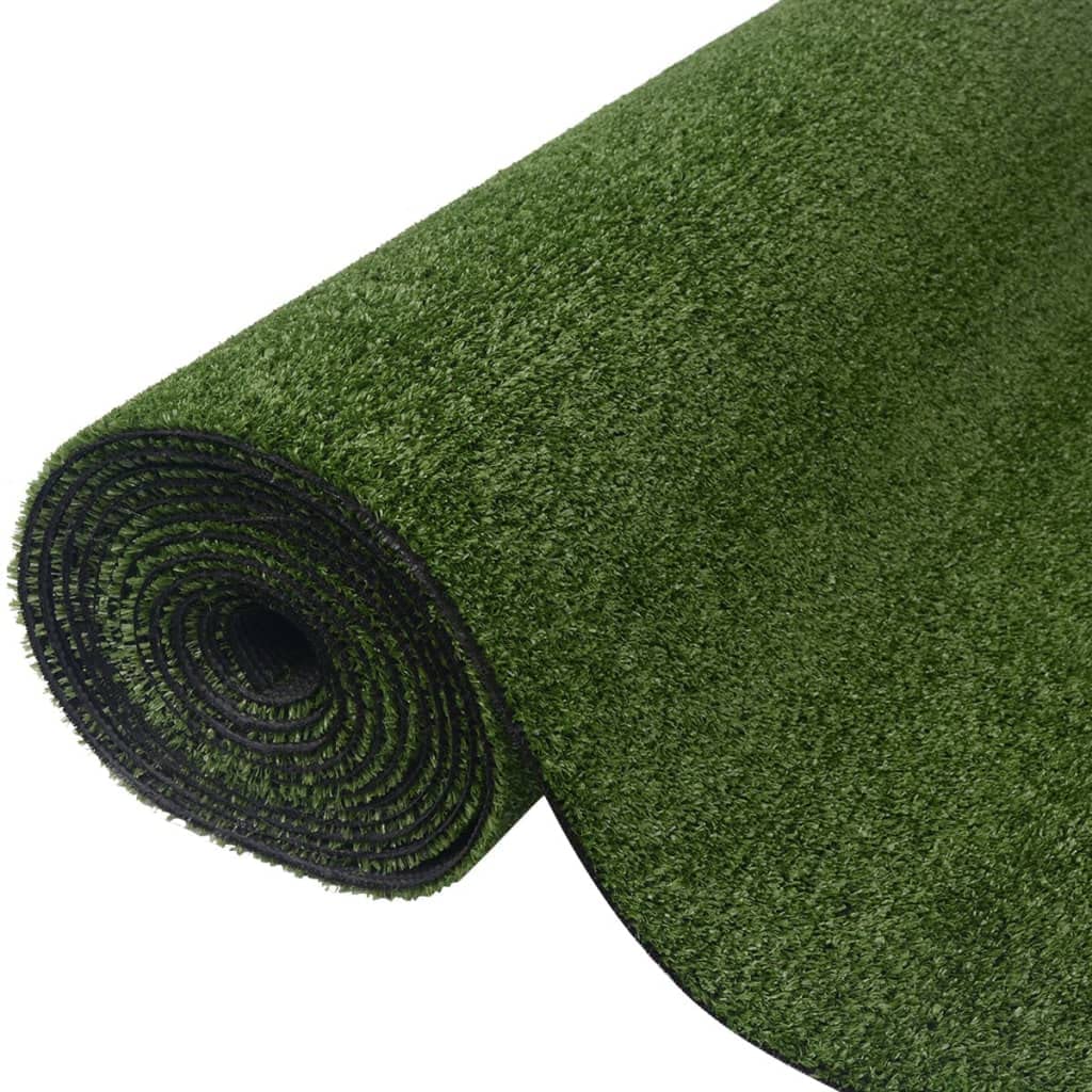 vidaXL Artificial Grass Synthetic Turf - 4.9'x32.8' Green Carpet for Outdoor, Patio, Garden, Balcony - UV-Resistant & Soft