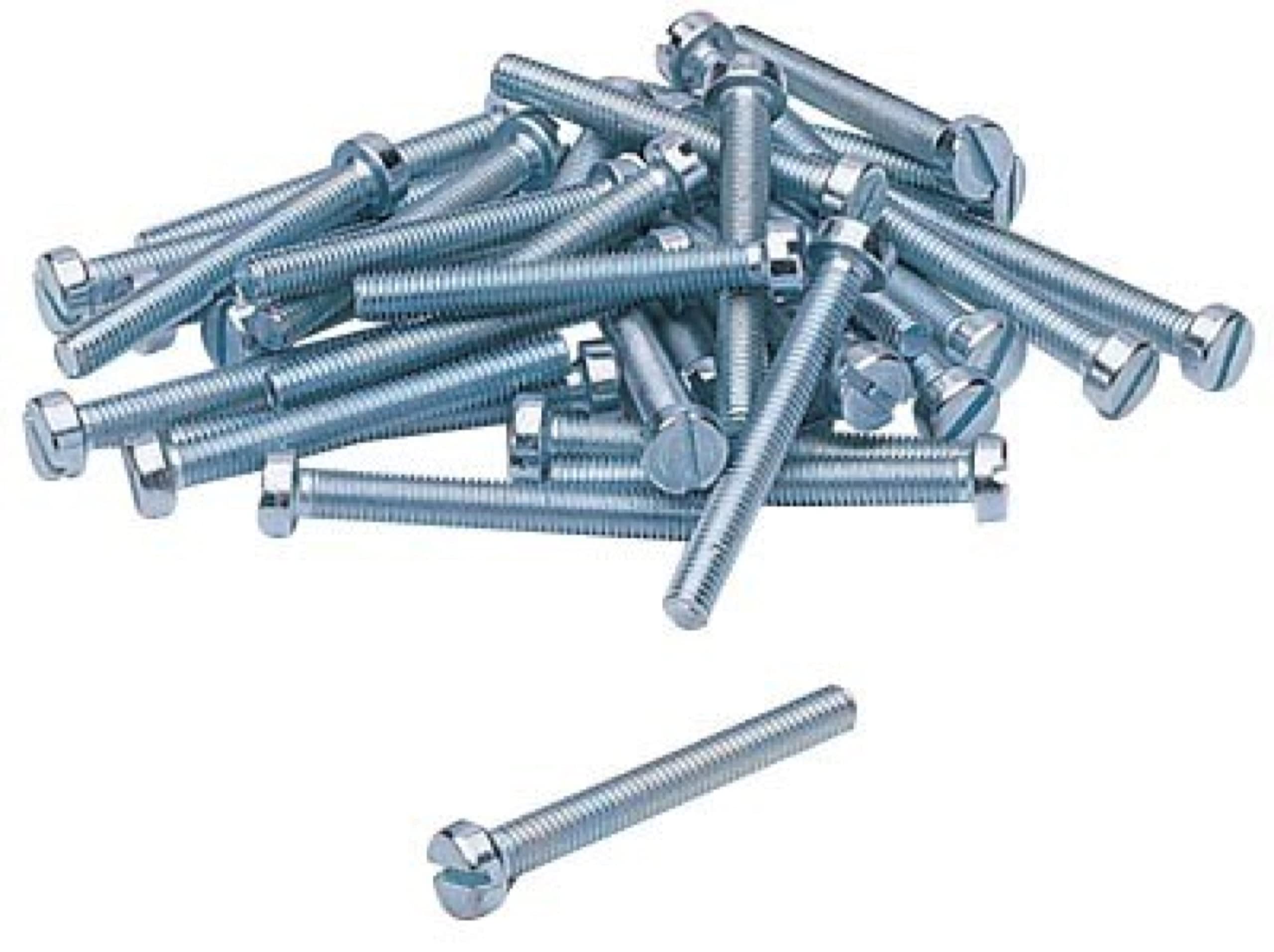 Vis métaux tête cylindrique fendue pour filetage sans écrou