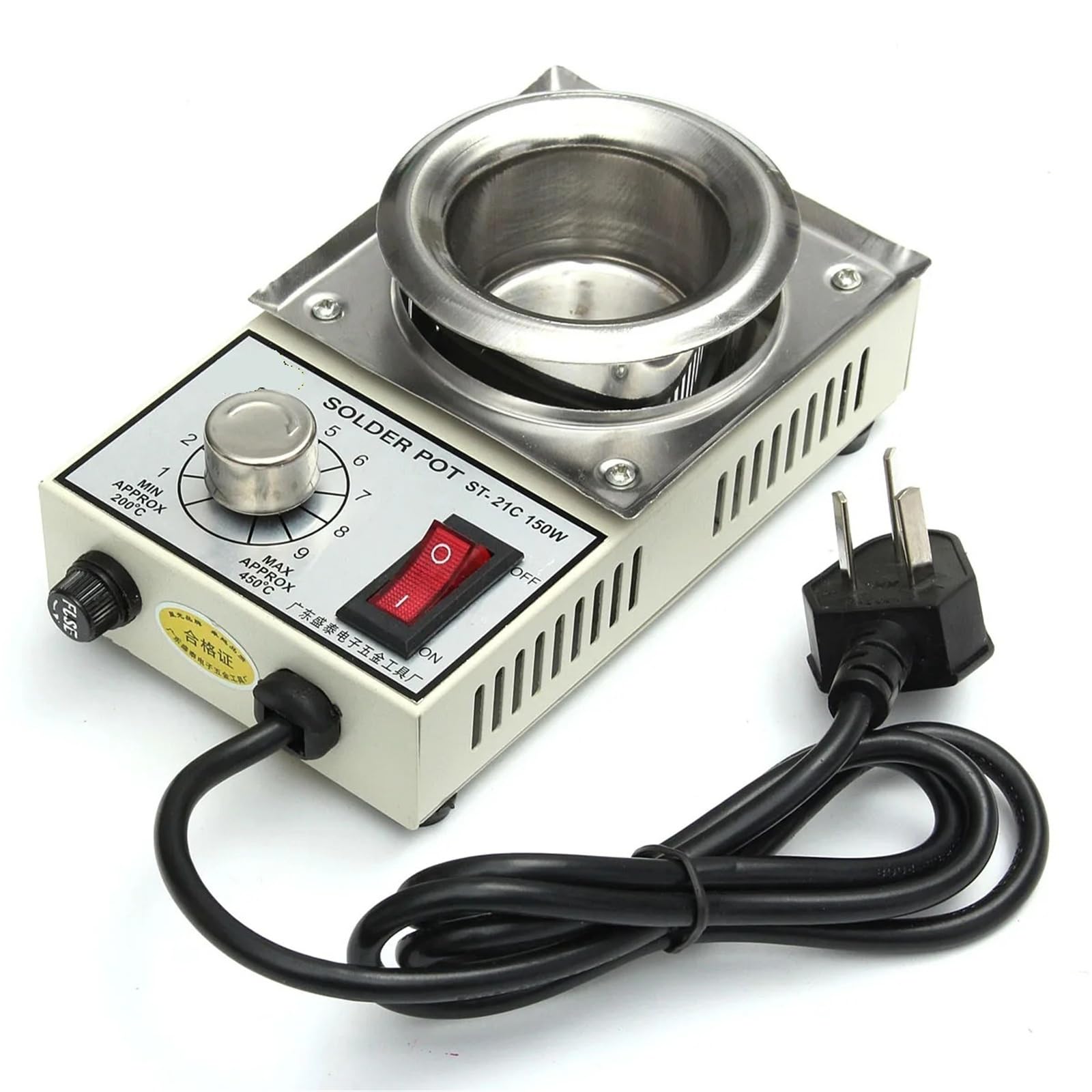 150W Temperature Controlled Soldering Pot 500g Melting Tin Cans