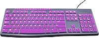 Vista 15 de Funda de teclado ultradelgada de silicona para PC de escritorio compatible con teclado inalámbrico Logitech MK295 MK275 MK270, teclado Logitech K200