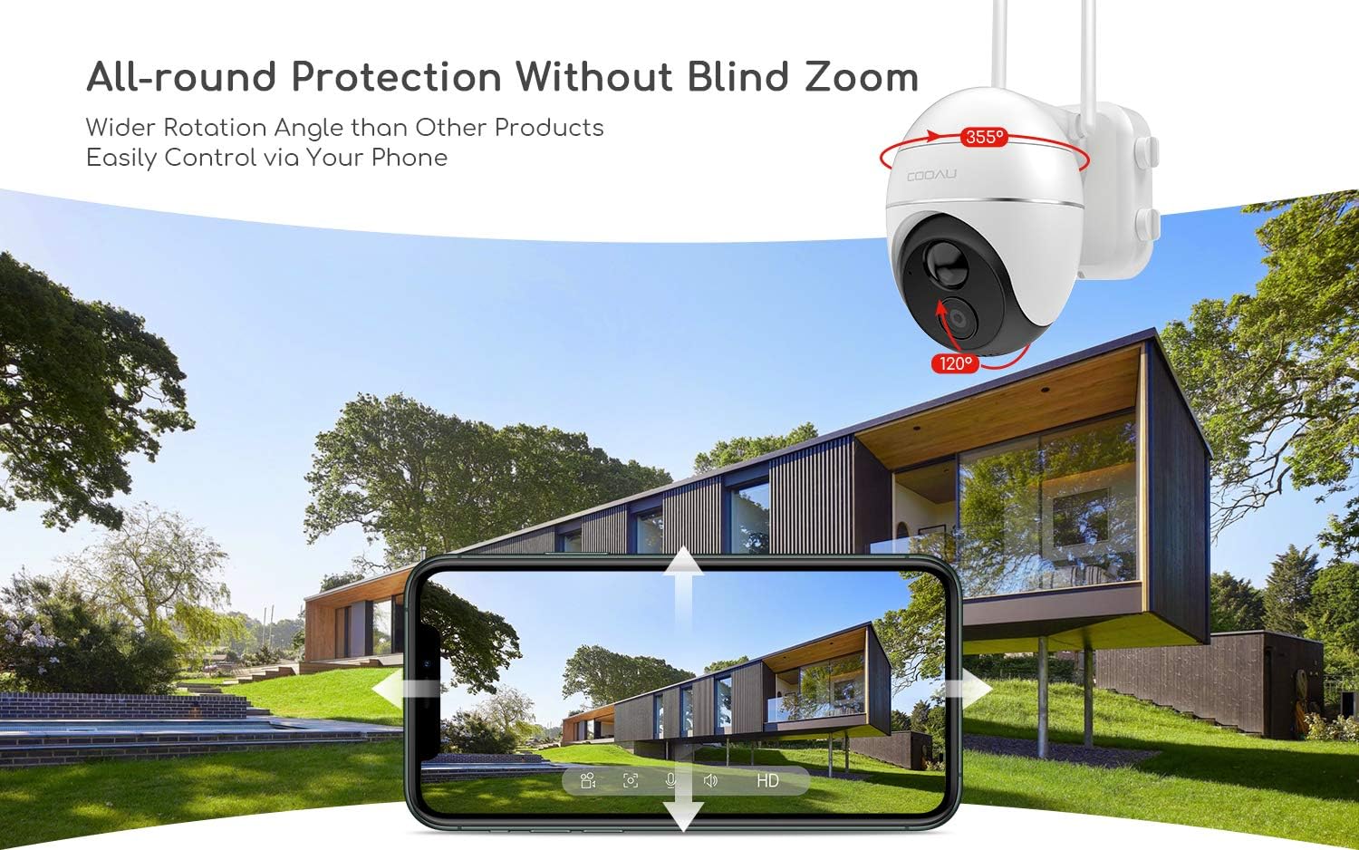 Limited Stock Security Camera Outdoor, Wireless WiFi 360° Pan Tilt Zoom Solar 15000mah Battery Powered Home Cameras with Night Vision, Motion Detection, 2 Way Audio, IP65 Waterproof, Encrypted SD/Cloud Storage Best Review Security Camera Outdoor, Wireless WiFi 360° Pan Tilt Zoom Solar 15000mah Battery Powered Home Cameras with Night Vision, Motion Detection, 2 Way Audio, IP65 Waterproof, Encrypted SD/Cloud Storage