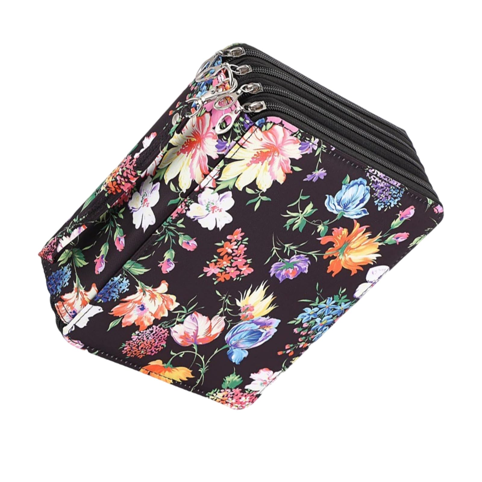 Astucci per penne multifunzionali Astuccio per matite colorate da 168 slot con manico Astuccio da viaggio Custodia per organizer con cinturino