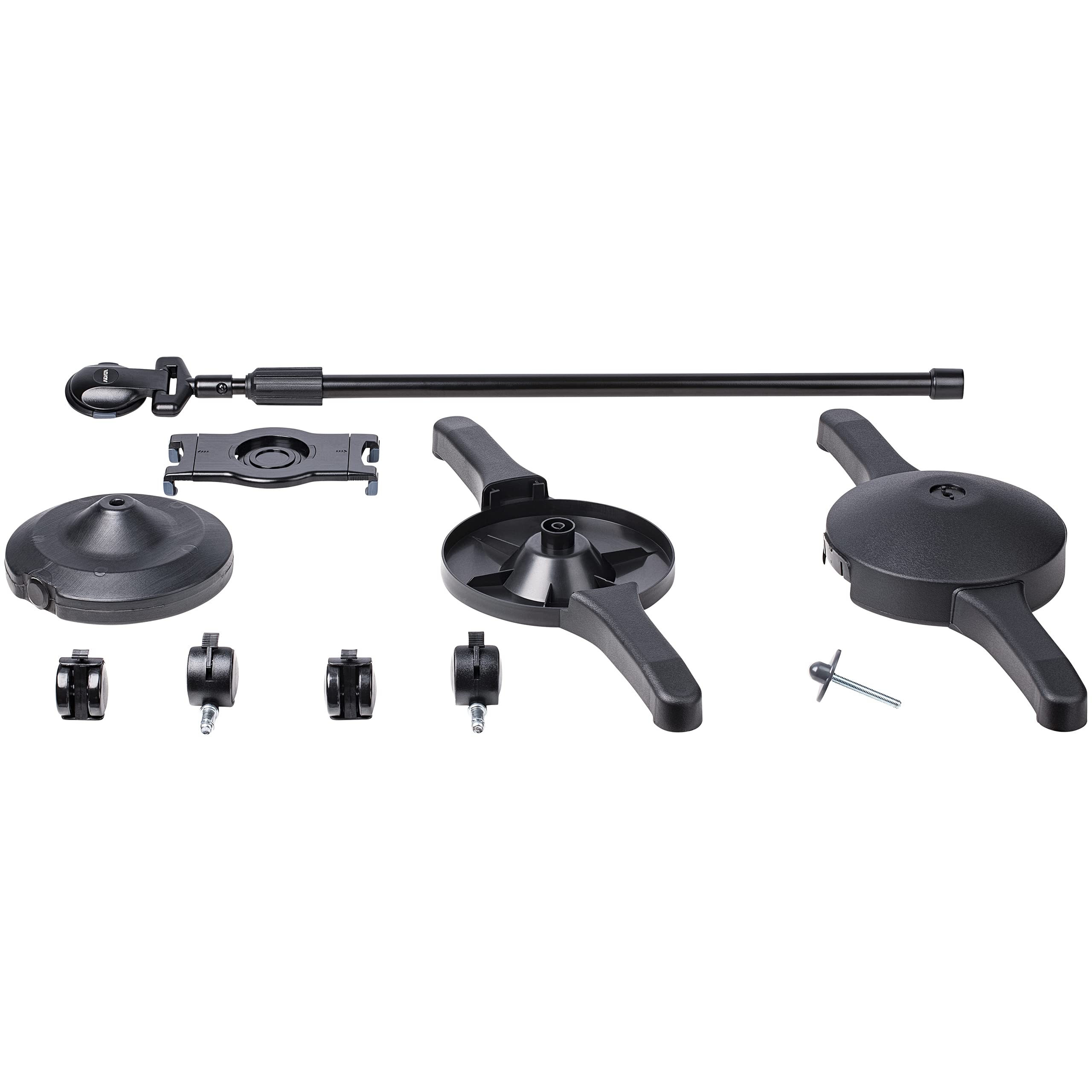 StarTech Supporto Mobile da Pavimento per Tablet 7-11" con Ruote Bloccabili | Base Treppiede da Pavimento Stabile, Facile da Spostare, Ideale per Fiere, Negozi ed Eventi