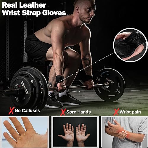 Miniatura 5 de Cinturón de levantamiento de pesas 2 en 1 con guantes, cinturón autobloqueante para levantamiento de pesas y inmersión con cuerda y guantes,