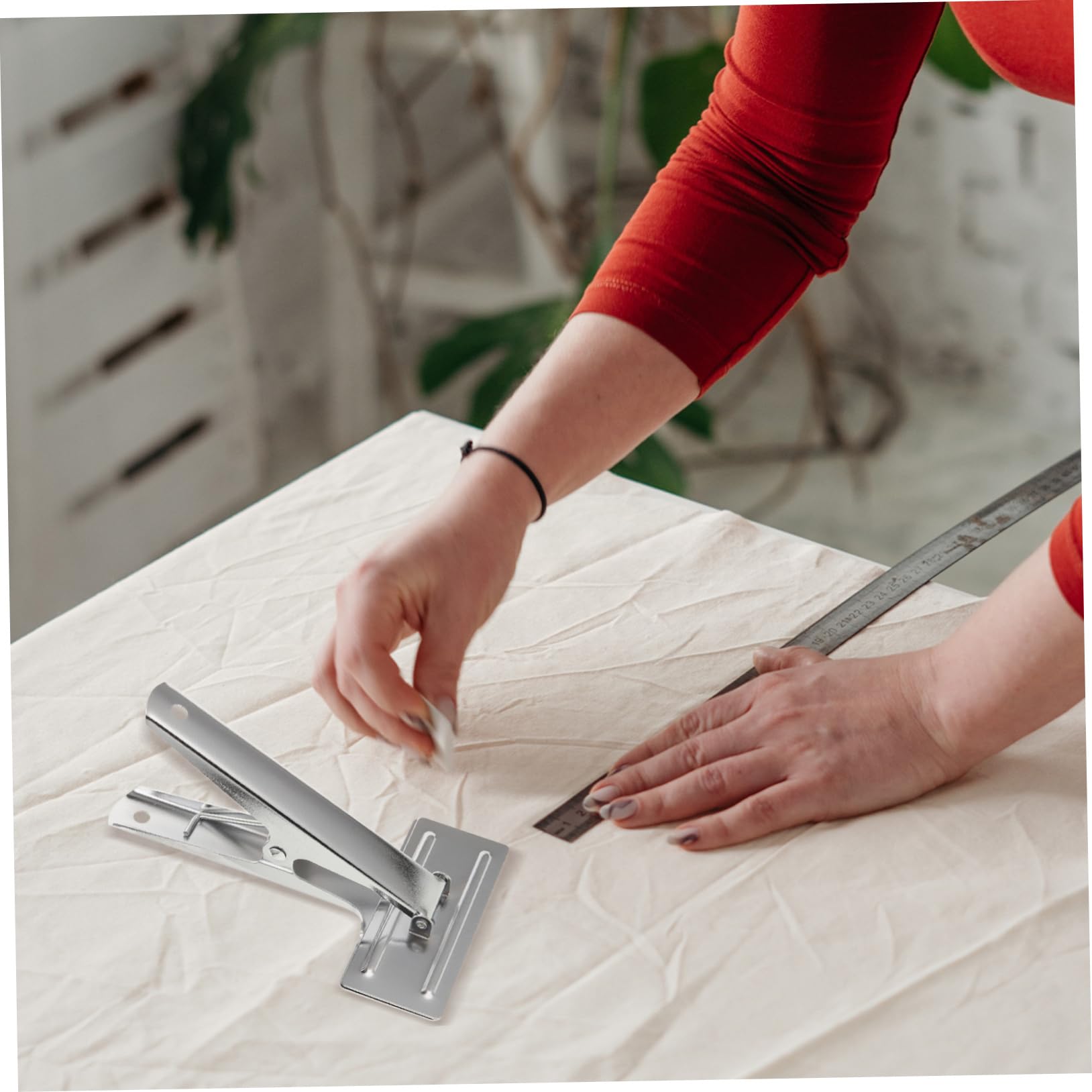 ARTIBETTER 4pcs DIY Sewing Clip Quilting Clip Rounded Corners for Craft Knitting Metal Sewing Clamp