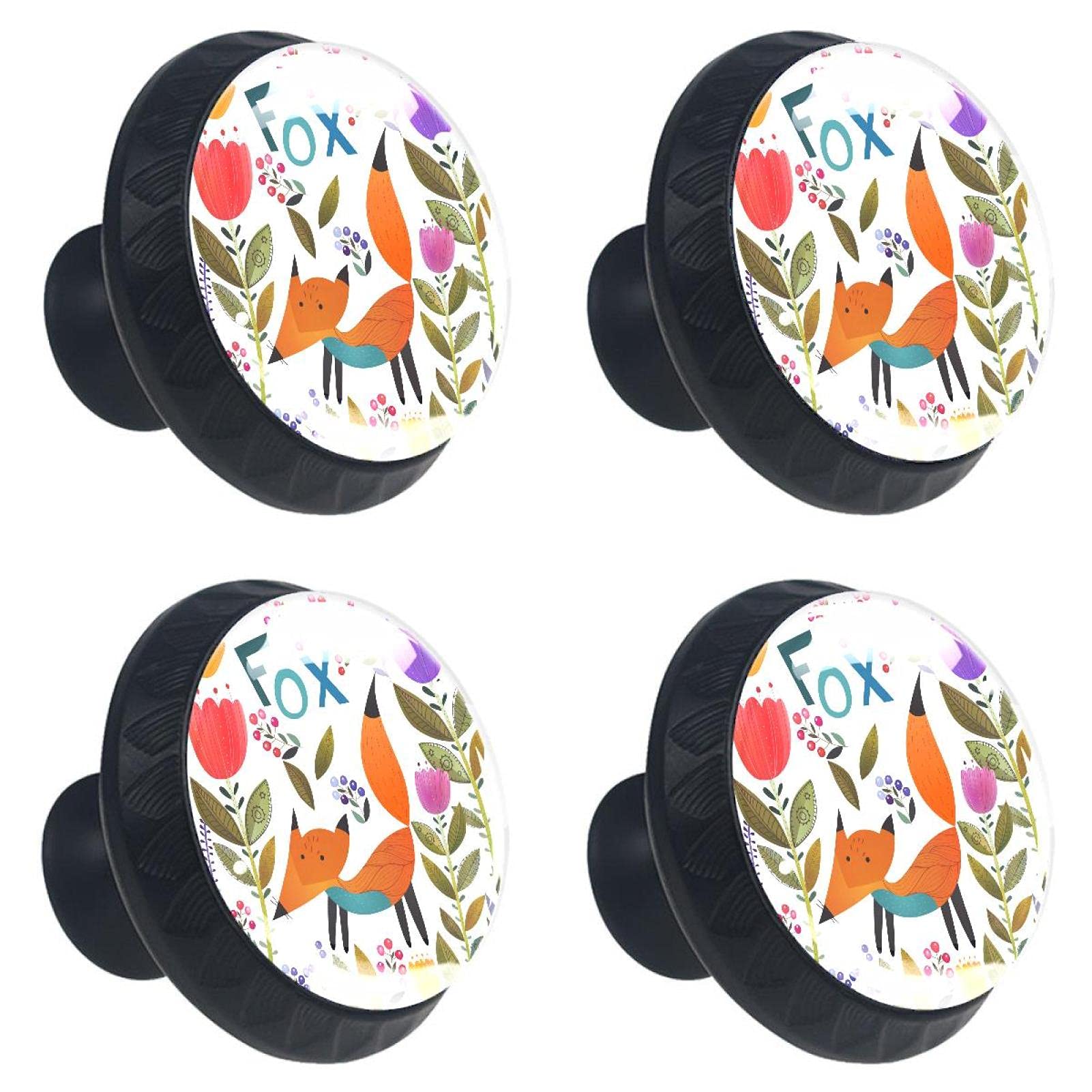 Lot de boutons de tiroir design multicolore pour la maison