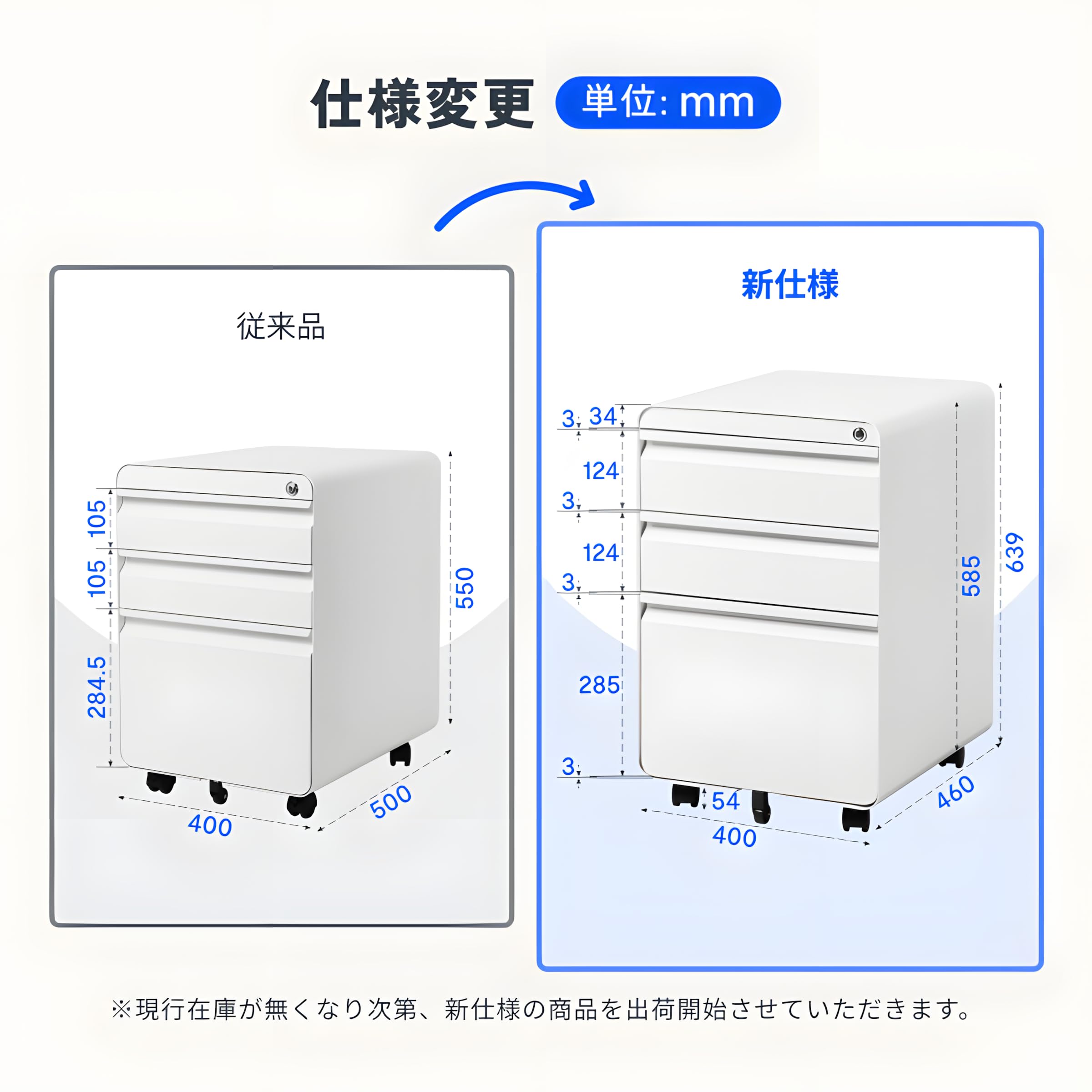 Amazon.co.jp: FLEXISPOT オフィスワゴン キャスター付きオフィス