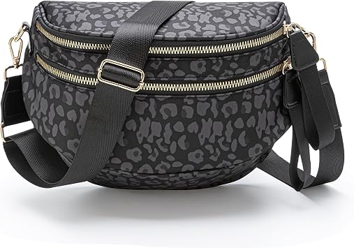 Bum Bag for Women Crossbody Bags Fanny Packs Sling Belt Purse Waist Chest Shoulder Bag